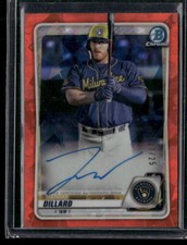 2020 Bowman Sapphire #BSPA-TDI Thomas Dillard Autographs Orange Refractor #/25
