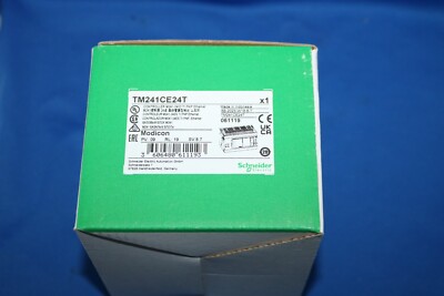 SCHNEIDER ELECTRIC TM241CE24T Modicon M241 - PLC  24 I/O transistor PNP Ethernet
