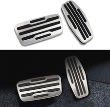No Drill Steel Brake Accelerator Gas Pedal Pad Cover Compatible for Chevrolet...