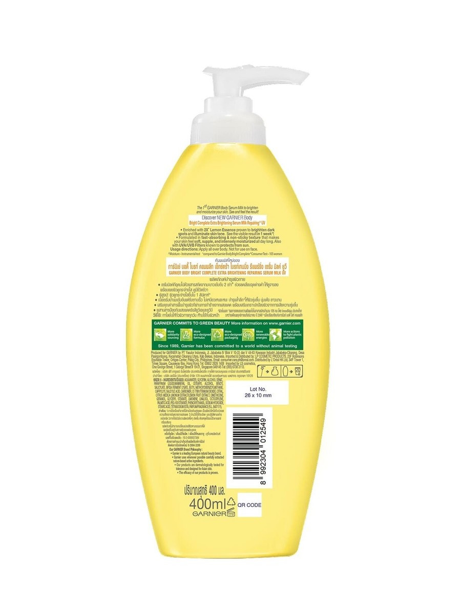 Garnier Bright Complete Extra Brightening Moisturizing Body