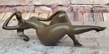 Classic Woman Statue: Handmade Bronze Sculpture by Mario Nick, Modern Home Gift