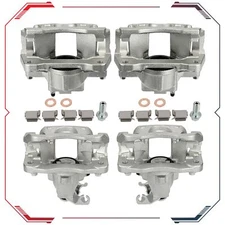 Front & Rear Brake Calipers Kits For 09-2012 Chrysler Town & Country Vw Routan