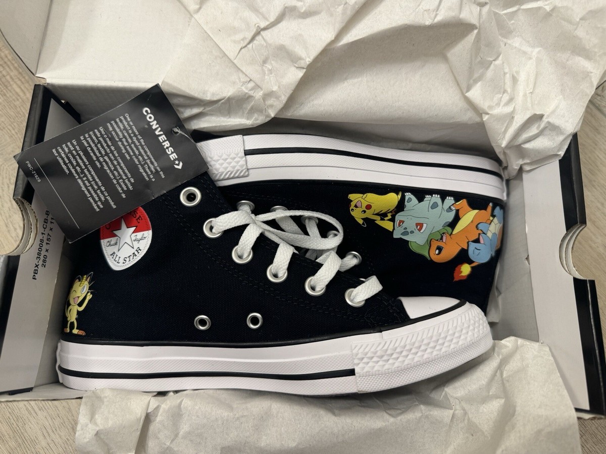 NEW Converse Chuck Taylor All Star High x Pokemon First