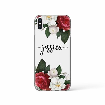 Handyhülle Girly personalisiert Softcover Name Initialen - GIR191