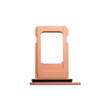 For Apple iPhone XR Replacement Sim Card Tray  Coral UK Stock