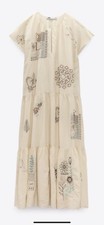 100 Authentic ZARA Embroidered Dress  Limited Edition   119.90 Tax Size: S