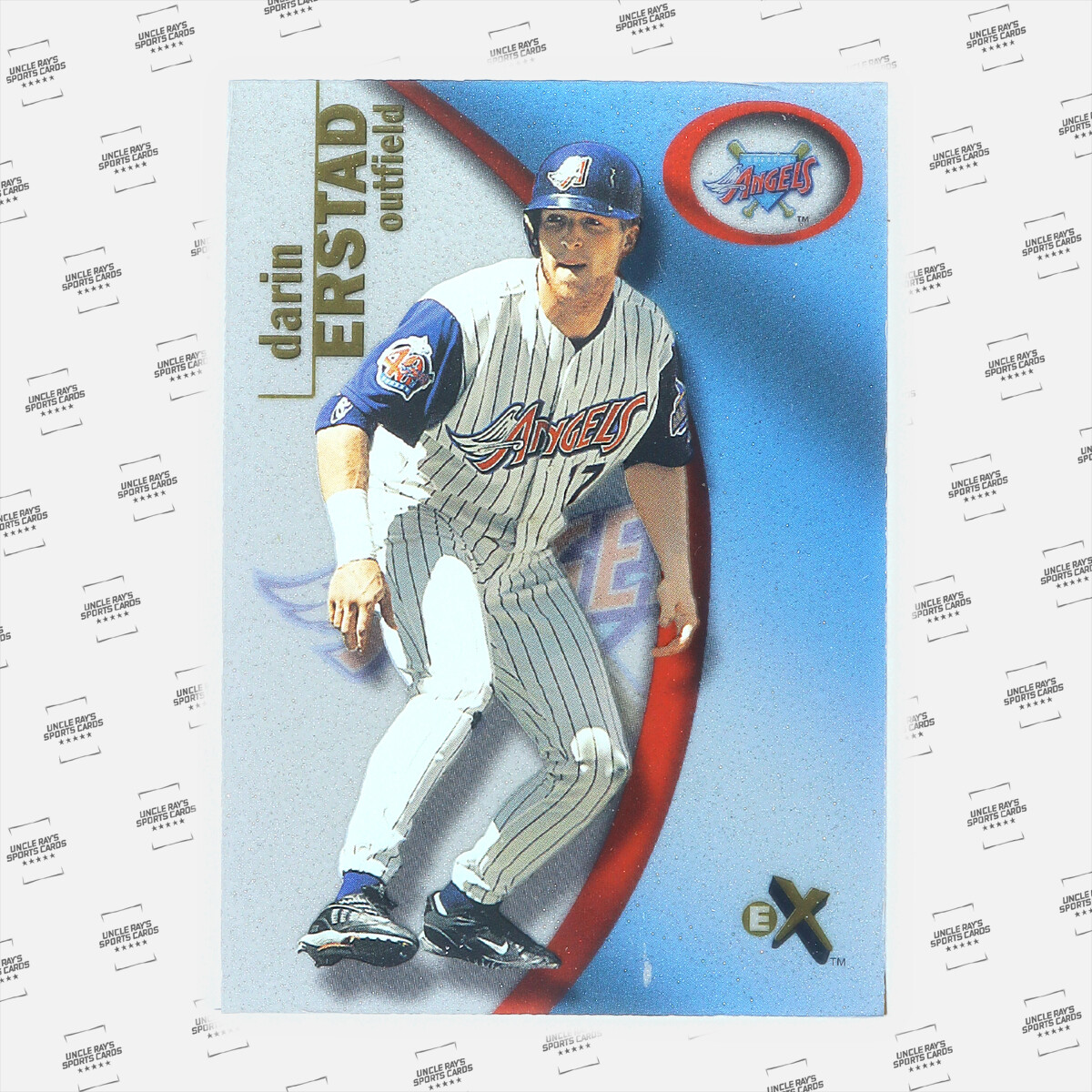 2001 FLEER E-X #60 DARIN ERSTAD ANAHEIM ANGELS
