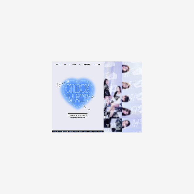 ITZY THE 1ST WORLD TOUR CHECKMATE OFFICIAL GOODS PHOTO SLOGAN NEW