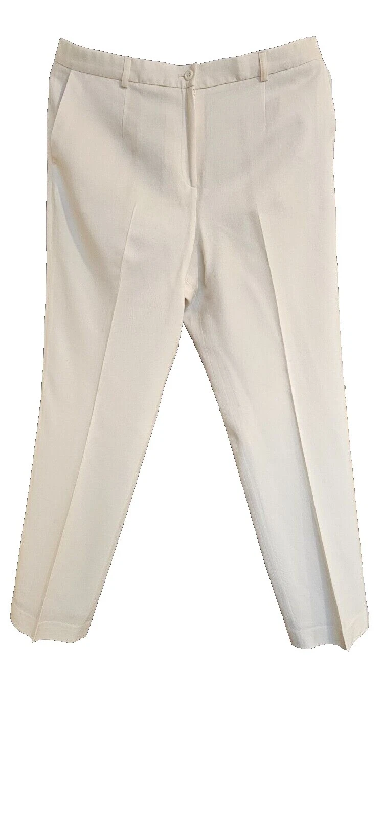 Calça de lã Pendleton Branco para mulheres