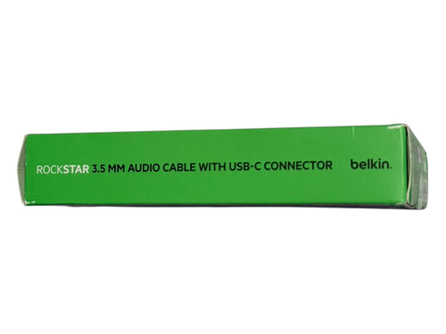 Belkin RockStar USB-C to 3.5mm Auxiliary Audio Cable 3ft, F7U079BT03-BLK - Picture 6 of 9