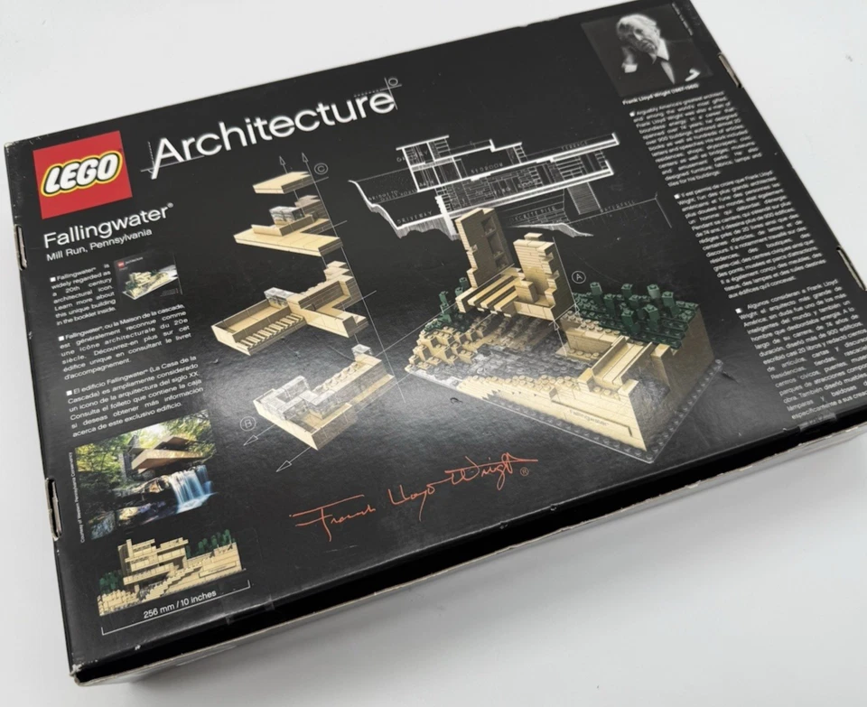 LEGO ARCHITECTURE - FALLINGWATER 21005 COMPLETE WITH ORIGINAL MANUAL AND BOX - Image 4 of 4
