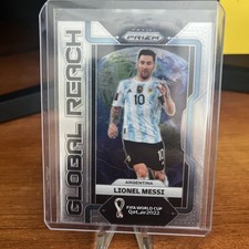 Lionel Messi 2022 Panini Prizm #10 Global Reach  FIFA World Cup Qatar‼️🐐
