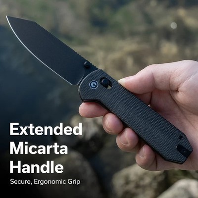 Civivi Over Yonder Folding Knife 3.38'' 14C28N Sandvik Steel Blade Micarta Handle