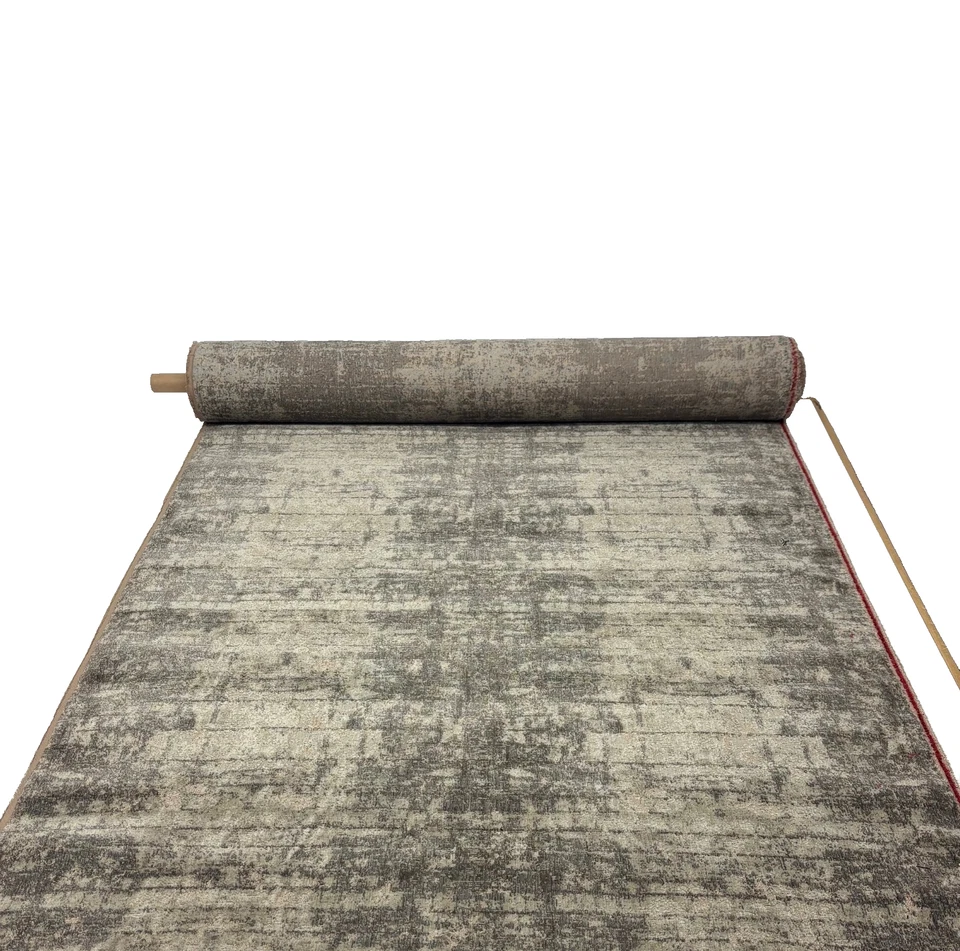 DESIGNER HEIRLOOM VELVET VINTAGE TAUPE BEIGE FURNITURE FABRIC BY 1/2 YARD 49"W - Image 2 of 4