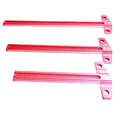 Woodworking Scriber T-type Ruler Scribing Ruler Aluminum Hole Scribing Ruler