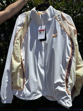 Nike Men s Colorblock Track Jacket Full-Zip Lightweight Woven Polyester L