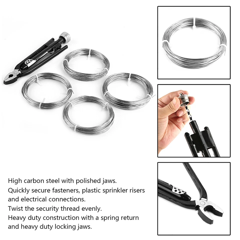 Sicherungsdraht Zange Drahtzange Twister Locking Racing Mit Draht Drillzange - Bild 4 von 4