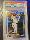 2024 1st Bowman Chrome Refractor Draft Jac Caglianone #BDC-8 PSA 10