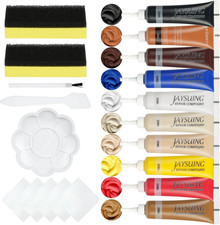 Kit Di Riparazione Pelle, 10 Colori Crema per La Riparazione Della Pelle, Kit Di