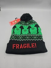New with Tags A Christmas Story Beanie (Fragile) Leg Lamp Knit Cap 