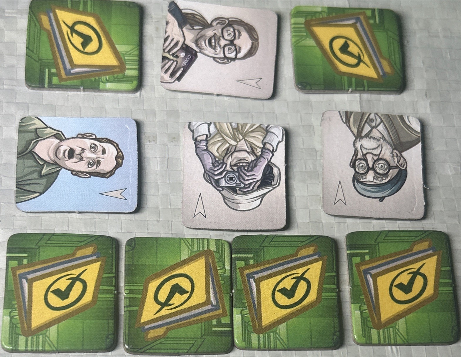 Codenames Duet Timer Tokens Incomplete Lot of 10 Replacement CGE 2017