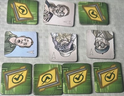 Codenames Duet Timer Tokens Incomplete Lot of 10 Replacement CGE 2017