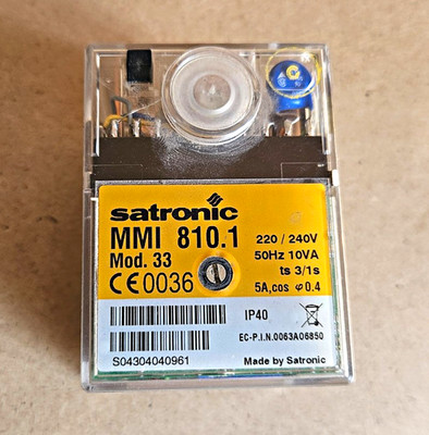 Satronic MMI 810.1 Mod. 33 Steuergerät 220/240 V 50/60 Hz IP40