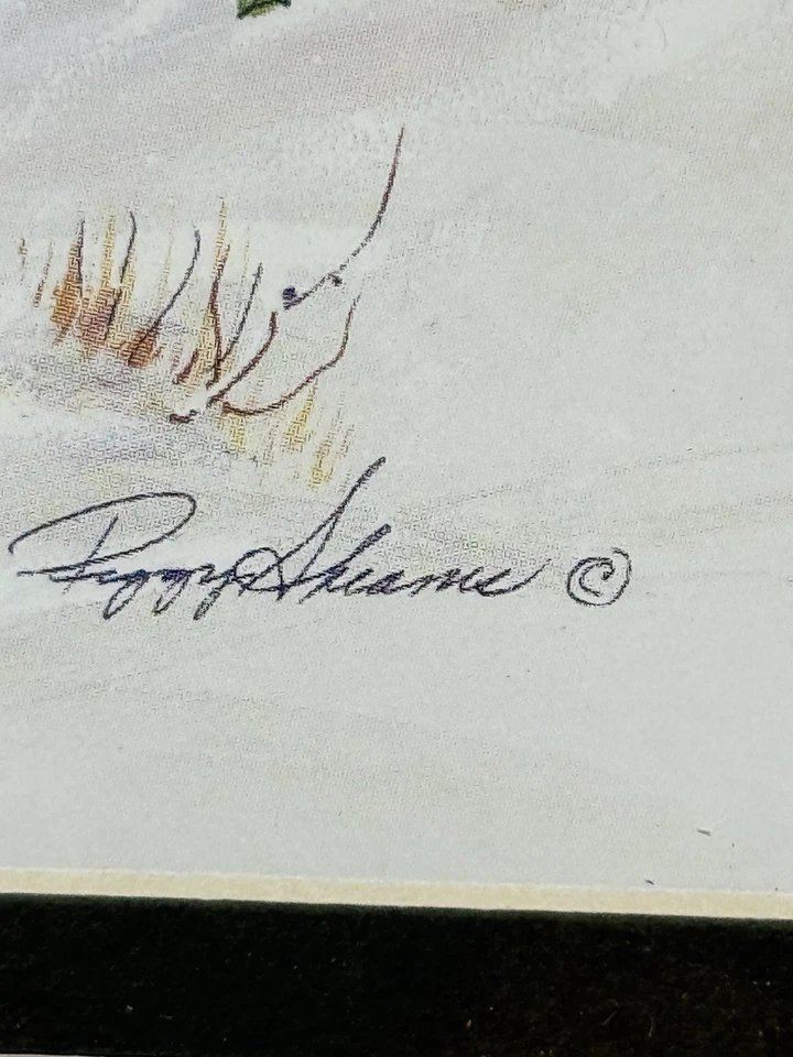 Two Framed/Signed Peggy Abrams Christmas Prints - Image 4 of 4