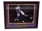 Justin Jefferson Signed Framed 16x20 Minnesota Vikings vs Bills Photo BAS SKOL
