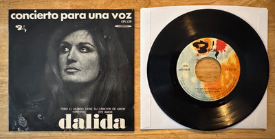 45 7'' MEXICO EP DALIDA CONCIERTO PARA UNA VOZ