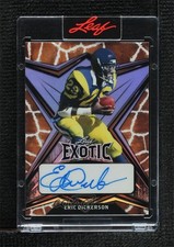 2022 Leaf Exotic Base Auto Giraffe 5/5 Eric Dickerson #EA-ED1 Auto HOF 8d2