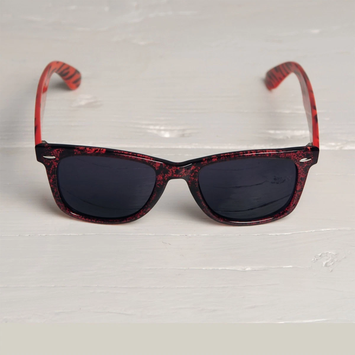 FREAK SCENE Sonnenbrille M schwarz rot