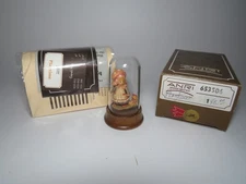 Anri Playtime 1.75" Sarah Kay Mini Wood Sculpture W/ Globe Display Box