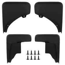 Front Rear Splash Guards Black Fits 2011-2016 Jeep Compass Mud Flaps 4PCS