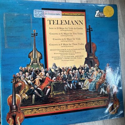 Telemann: Suite in D Major For Viola Da Gamba VINYL LP ALBUM TURNABOUT VOX