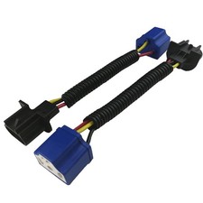 2 Pcs H13 9008 Male to H4 9003 Female Wiring Harness Adapters for Headlights ...