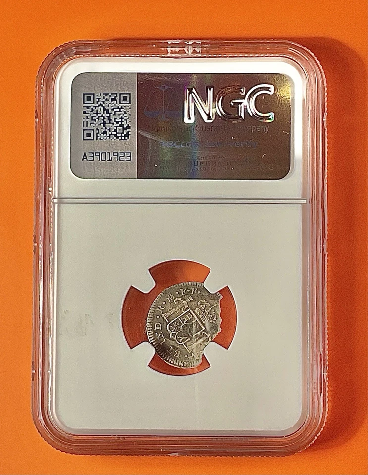 NGC Mexico 1/2 Real ✦ EL CAZADOR Shipwreck Silver ✦ Sunken Treasure - Image 2 of 4