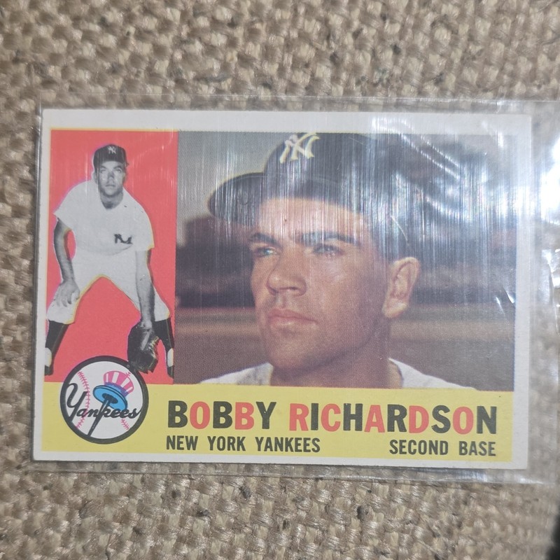Topps 1960 Topps Bobby Richardson #405 New York Yankees Baseball Card