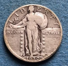 1930 S Quarter  Standing Liberty Silver  25c