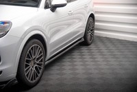 Seitenschweller Ansatz FüR Porsche Cayenne Coupe Mk3 Seitenschweller Schwarz