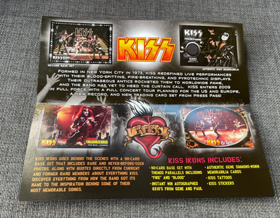 KISS - IKONS - Original Flyer / Verkaufsblatt / Miniplakat - per Presseausweis 2009