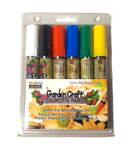 Marvy Uchida Garden Craft Terracotta Marker 6mm Medium Point Wood Plaster Foam