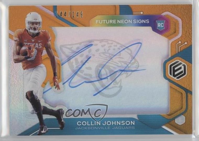 Collin Johnson Panini Elements Future Signs #FSCJ Orange