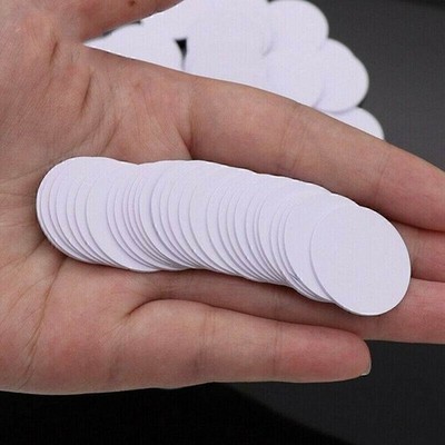 12pcs rund ntag215 NFC -Tags Blindkarten RFID Waterpoof -Chip für Tagmo Amiibo
