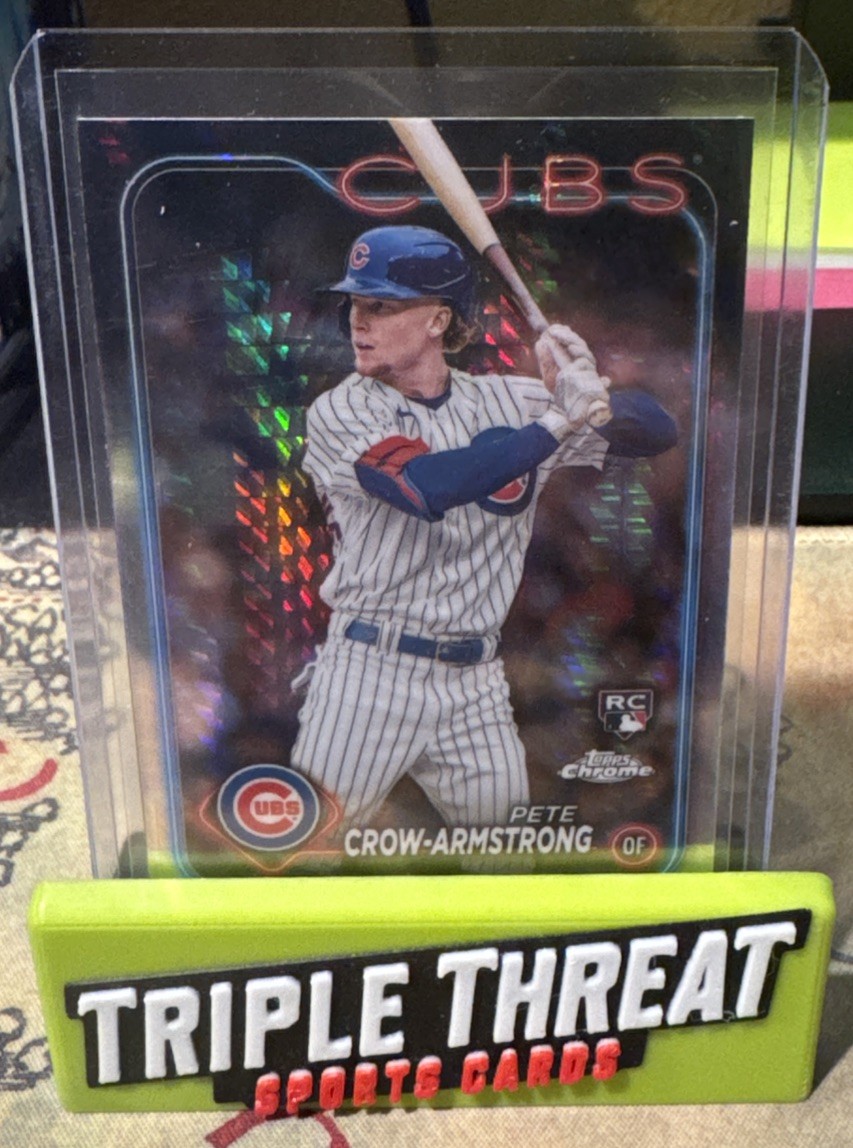 2024 Topps Chrome - Pete Crow-Armstrong #16 RayWave Refractor (RC)