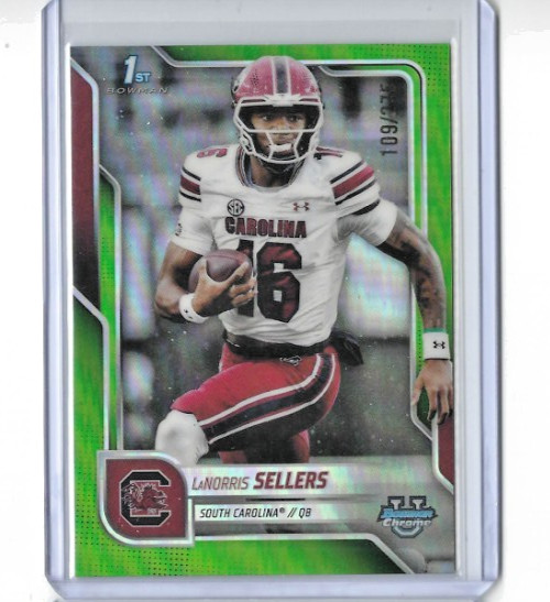 2025 Bowman Chrome U LaNorris Sellers Lime Green Refractor 109/275 #168