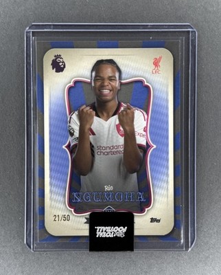 2025-2026 Topps Total Football Rio Ngumoha RC /50 Greatest Show 
