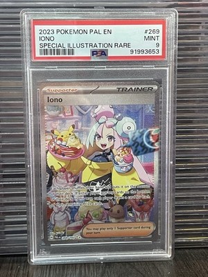 PSA 9 Iono 269/193 SIR Paldea Evolved Pokémon Trainer Full Art