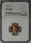 1942-P Lincoln Wheat Cent Proof — photo from another recent sale