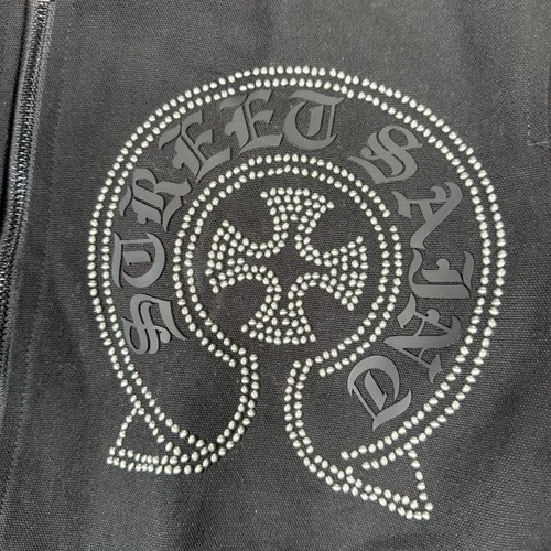 Roku Studio Street Saint Studded Canvas Jacket Size Small Black image 3